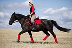 riding woman