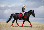 riding woman