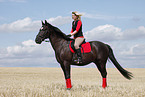 riding woman