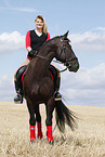 riding woman
