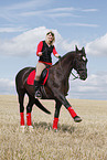 riding woman