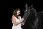 bride and horse