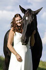 bride and horse