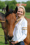 woman with Holsteiner horse