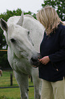 woman with Holsteiner horse