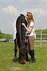 woman and Holsteiner horse