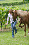 woman with horse
