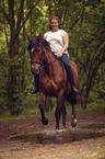 woman with horse