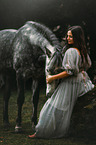 woman with horse