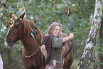 woman with horse