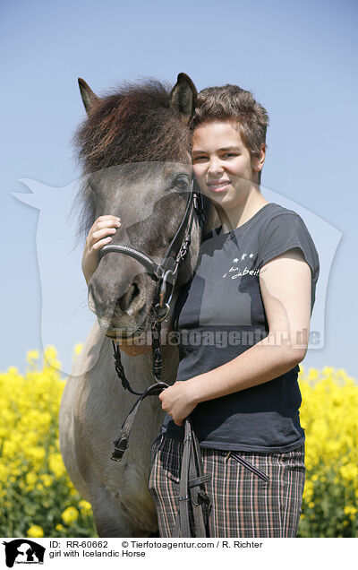 Mdchen mit Islnder / girl with Icelandic Horse / RR-60662