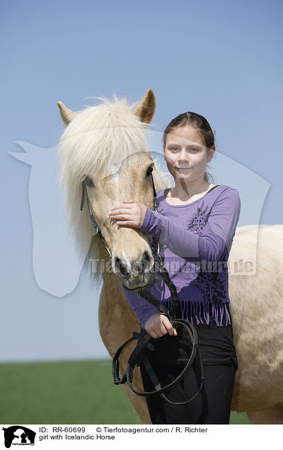 Mdchen mit Islnder / girl with Icelandic Horse / RR-60699