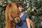 woman with Icelandic horse