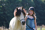 girl and Icelandic horse