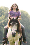 girl and Icelandic horse