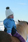 girl and Icelandic horse