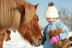 girl and Icelandic horse