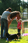 girl, woman and Icelandic horse