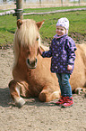 kid and Icelandic horse