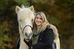 woman with Icelandic horse