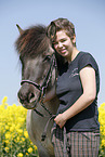 girl with Icelandic Horse
