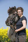 girl with Icelandic Horse