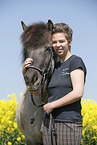girl with Icelandic Horse