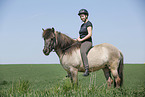 girl with Icelandic Horse