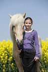 girl with Icelandic Horse