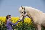 girl with Icelandic Horse