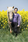 girl with Icelandic Horse
