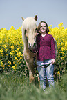 girl with Icelandic Horse