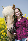 girl with Icelandic Horse