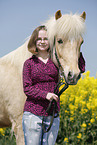 girl with Icelandic Horse