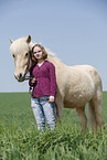 girl with Icelandic Horse