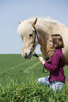 girl with Icelandic Horse