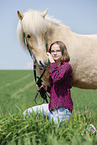 girl with Icelandic Horse