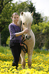 girl with Icelandic Horse