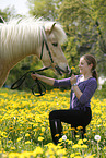girl with Icelandic Horse