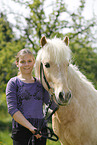 girl with Icelandic Horse