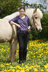 girl with Icelandic Horse