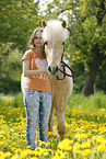girl with Icelandic Horse