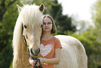 girl with Icelandic Horse