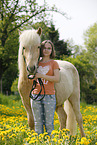 girl with Icelandic Horse