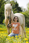 girl with Icelandic Horse