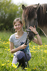 girl with Icelandic Horse