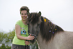 girl with Icelandic Horse