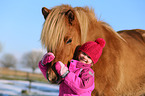girl and Icelandic horse