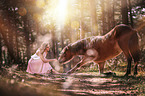 woman with horse