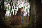 woman with Icelandic Horse